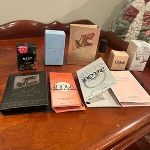11 perfume samples